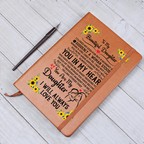 TO MY DAUGHTER PROUD LEATHER JOURNAL