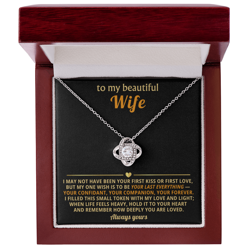 To my beautiful Wife,  I filled this small token with my love and light