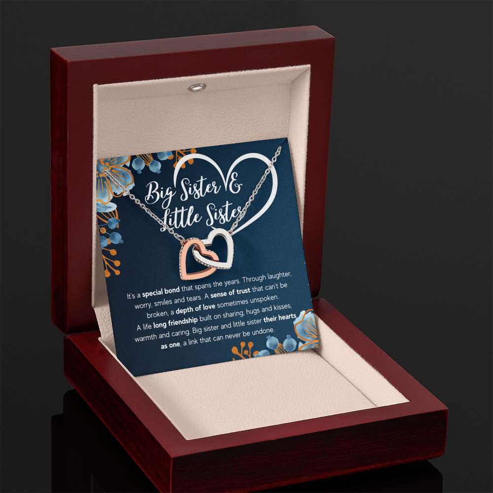 TO MY SISTER BOND INTERLOCKING NECKLACE GIFT SET