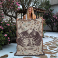 Snuggling Kitties - Woven Blanket