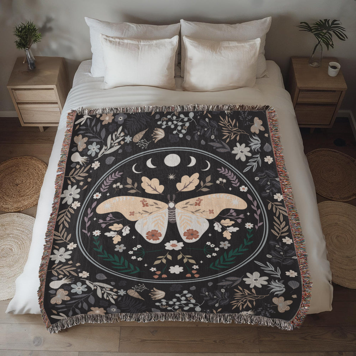 Bohemian Butterfly - Woven Blanket