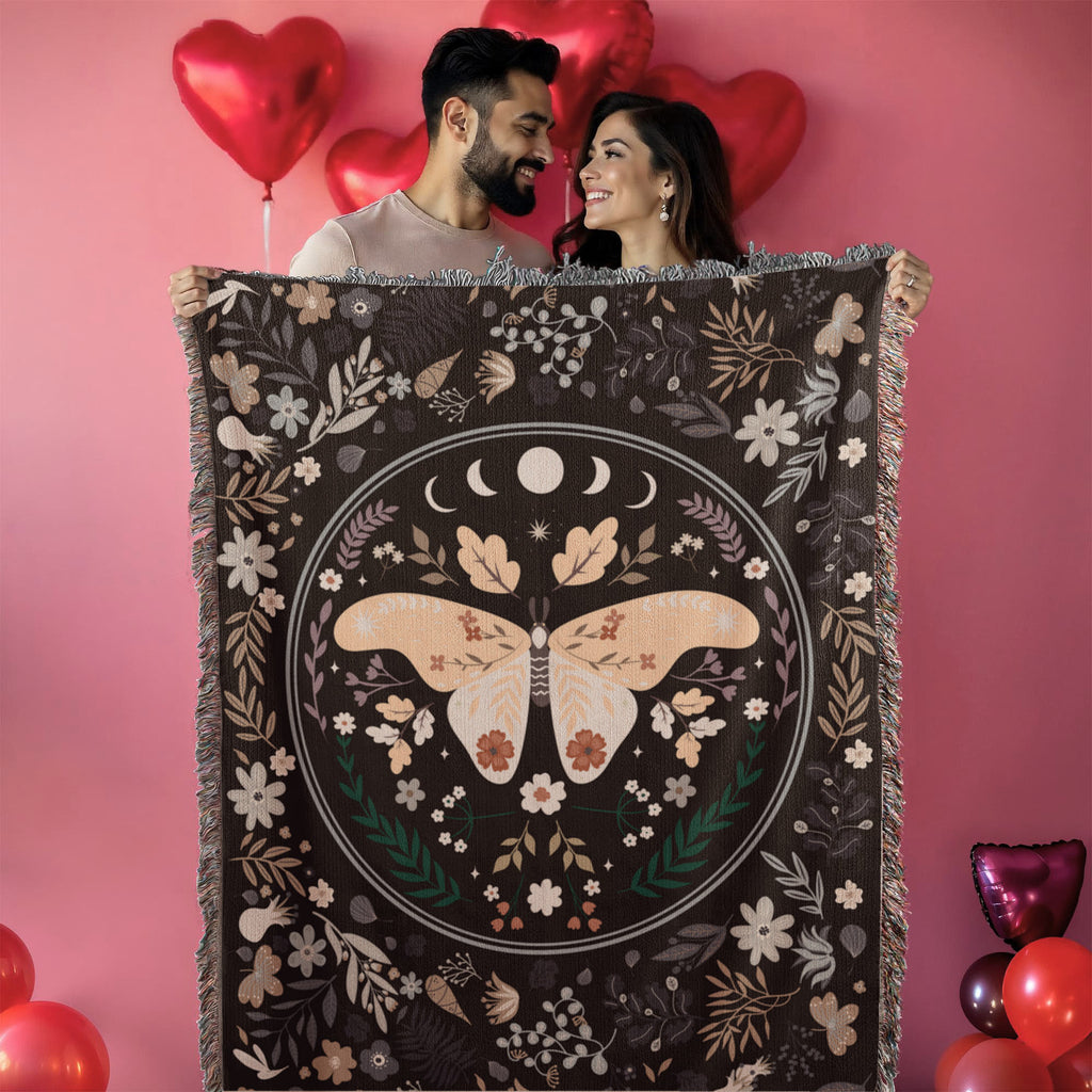 Bohemian Butterfly - Woven Blanket