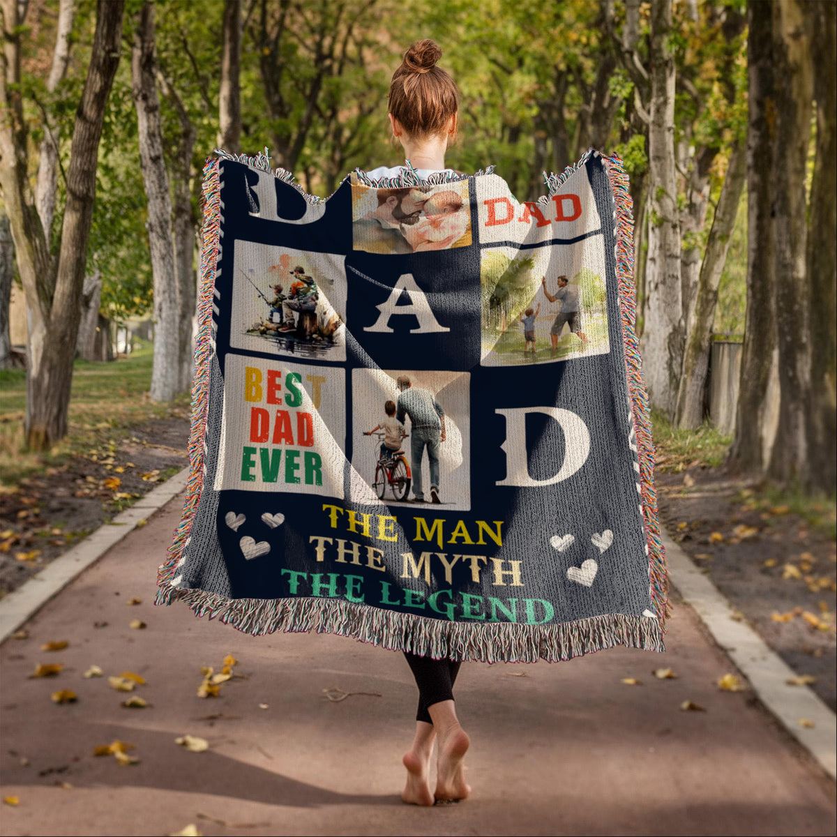 Best Dad Ever - Woven Blanket