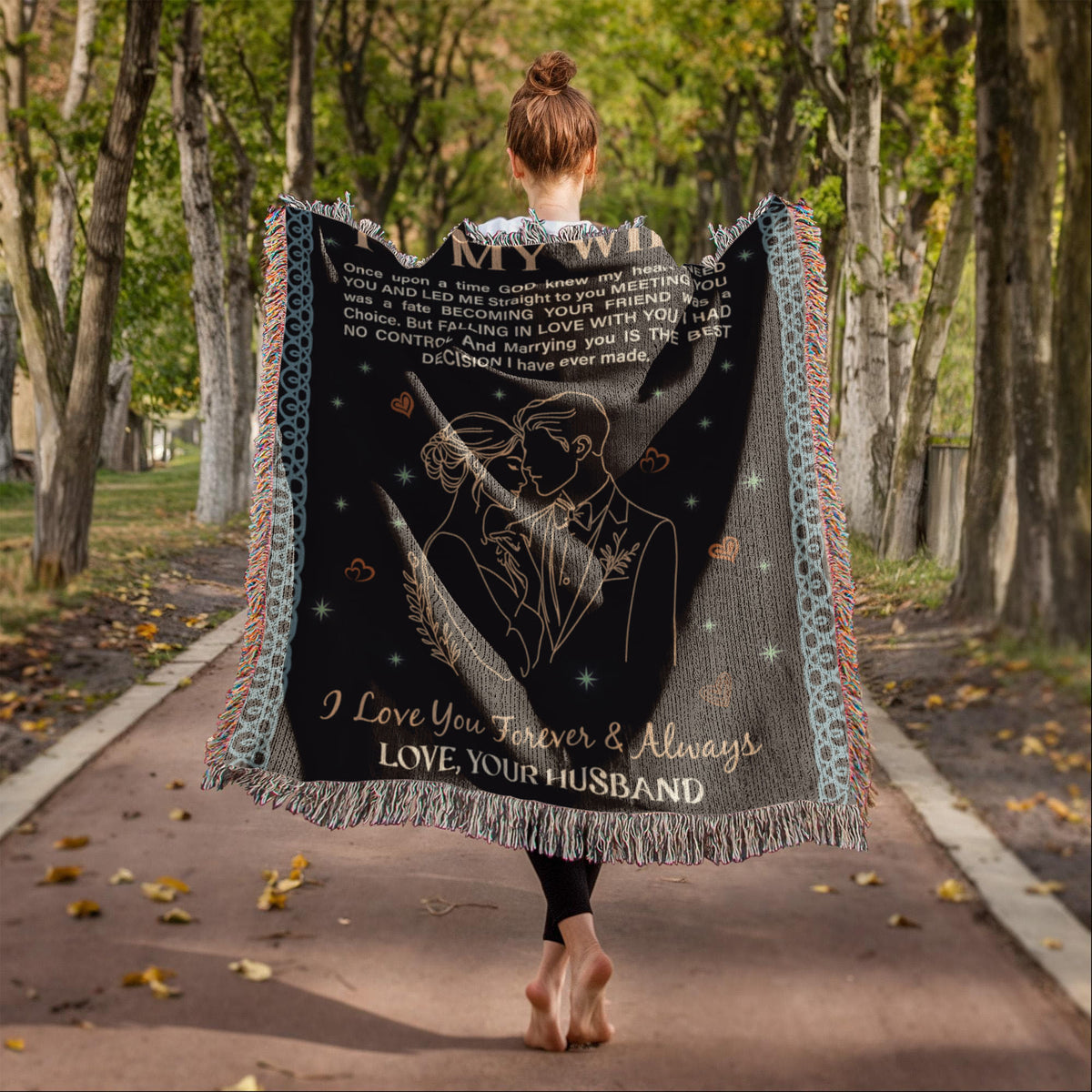 To My Wife - Heirloom Woven Blanket