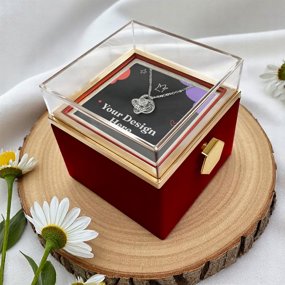 Badass Crown - Daughter Birthday Necklace with Rose Box