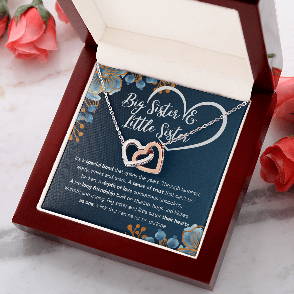 TO MY SISTER BOND INTERLOCKING NECKLACE GIFT SET
