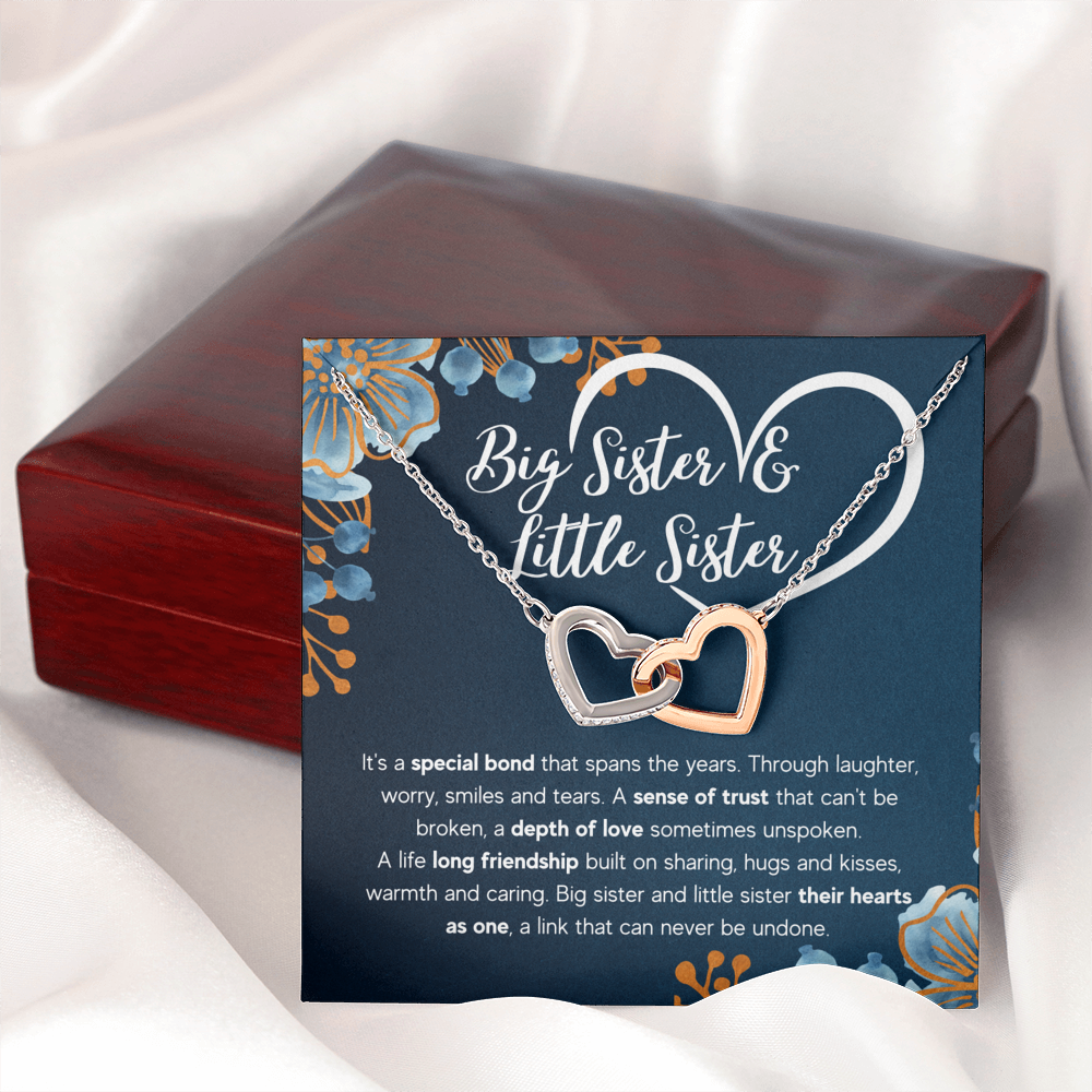 TO MY SISTER BOND INTERLOCKING NECKLACE GIFT SET
